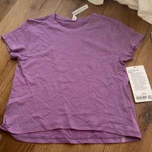 Purple Train to Be Short Sleeve lululemon top